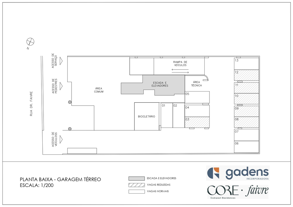 Planta de Garagem - T�rreo