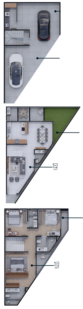 Planta 02 -3 dorm 247,19m²